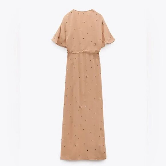 ZARA BEADED SEQUIN EMBROIDERED DRESS - LIMITED EDITION - Picture 5 of 7